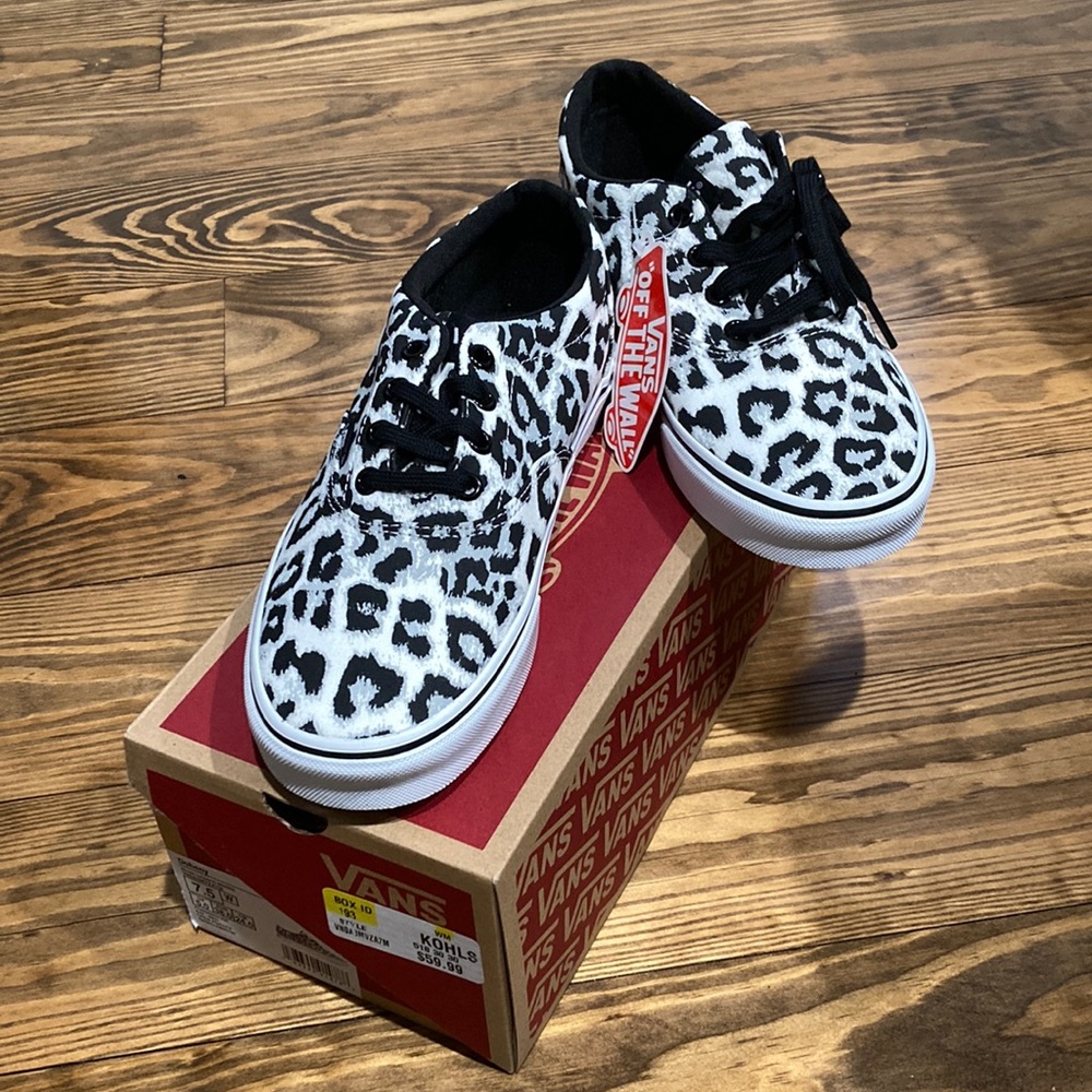 Vans snow leopard sneakers